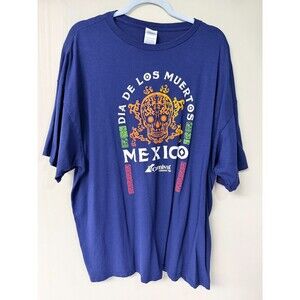 Carnival Cruise Delta Pro Weight Dia De Los Muertos Mexico Skull T Shirt 3XL